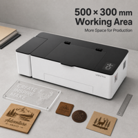 Machine de découpe laser CO2 60W pour le bois MDF, le contreplaqué, l'acrylique, le cuir, les modèles, l'emballage et la production en petites séries pour usage en atelier