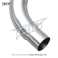 Collecteur d'échappement Boska en acier inoxydable avec catalyseur 200 cellules pour Dodge Challenger 6.4L 2019+ – Système de collecteur catalytique à haut débit