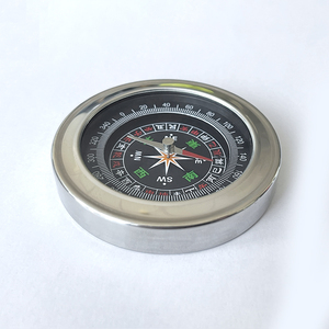 Brújula Mini de Acero Inoxidable de 75 mm, Resistente al Agua, a Prueba de Golpes, Portátil, Ligera, para Supervivencia, Campamento, Senderismo, Navegación, China - Product Image 1