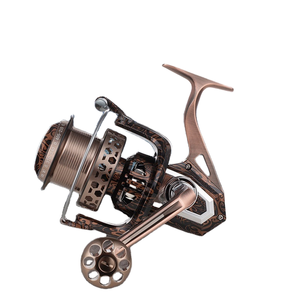 Mulinello da Pesca Serie HA con Ancoraggio Remoto, Completamente in Metallo, Resistente all'Acqua di Mare, 4 Cuscinetti, Alta Velocità, Manovella Destra, Rapporto di Trasmissione 4.1:1, per Esche Artificiali - Product Image 1