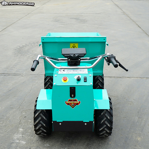 RHINOCEROS Chariot à <span class=keywords><strong>moteur</strong></span> électrique homologué CE, capacité de charge 300 kg, 4 roues, mini-<span class=keywords><strong>dumper</strong></span> de chantier, <span class=keywords><strong>brouette</strong></span> électrique - Product Image 3