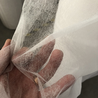 Tissu non tissé en polypropylène (PP) de 9 grammes, imperméable et thermocollant avec mémoire de forme pour la couture, la découpe de vêtements et l'utilisation dans les compartiments de lit.