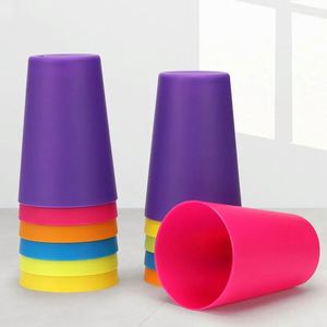 Montessori-Inspired Educational Card Game for Kids Plastic <b>Stack</b> Cup Battle Table Party Usage Color Cognition Logic Training - Product Image 6