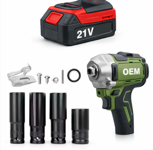 Trapano a Mano Senza Fili LDD04-H ad Alta Potenza con Motore Brushless, Velocità Variabile Personalizzabile, Utensile a Impatto con Supporto Batteria per Foratura - Product Image 1