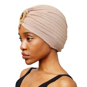 Pañuelo para la Cabeza Popular para Mujer, Turbante con Diseño Trenzado, Material de Poliéster y Spandex, Estilo Indio, con Volantes, Suave al Tacto, para las Cuatro Estaciones - Product Image 5