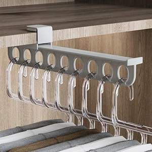 Riel Deslizante Extraíble para Pantalones, para Sala de Estar y Armario, Diseño Moderno Multifuncional, Soporte de Expansión sin Perforaciones - Product Image 1