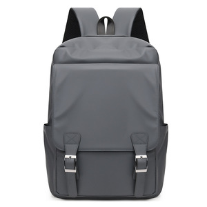 Cross-border European and British-style leather-look <b>backpack</b>, versatile for <b>college</b> students, business, and casual use; laptop - Product Image 6