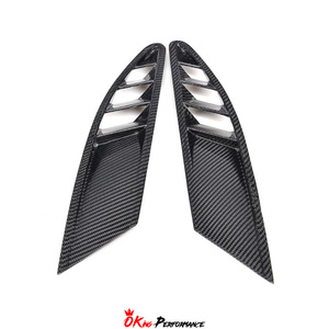 Embellecedores de ventilación lateral de parachoques delantero de fibra de carbono para <span class=keywords><strong>Ferrari</strong></span> 458 <span class=keywords><strong>Italia</strong></span> Spyder - Product Image 1