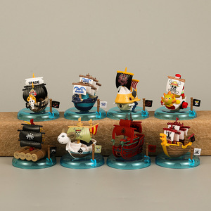8-mảnh phim hoạt hình phim hoạt hình bức tượng nhỏ đặt Knick-knacks bao gồm Merry Suns tóc đỏ hoàng hậu tàu ngầm búp bê nhựa trang trí - Product Image 1