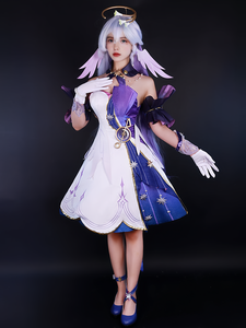 ชุดคอสเพลย์โรบินจากเกม <span class=keywords><strong>Honkai</strong></span> Star Rail พร้อมวิกผม ชุดยูนิฟอร์ม ปีก เครื่องประดับศีรษะ ต่างหู สำหรับนักร้อง ซันเดย์ ปาร์ตี้ฮาโลวีน สำหรับผู้หญิง - Product Image 2