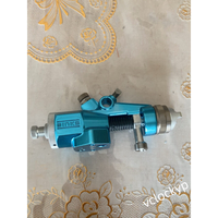 Pistola de Pintura BINKS MACH 1 94P HVLP BBR, Color Verde Azulado &amp;   REGULADOR MAX INLET 33PSI Usado