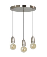 Promotion : Lustre suspendu multi-têtes de style traditionnel à douille E27 pour intérieur, 220V, garantie 1 an, 30 000 heures, pour salon