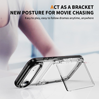 Étui Porte-Cartes pour iPhone 17 Air, Coque Rigide en PC avec Support pour iPhone 17, 18, 17 Pro, 17 Pro Max