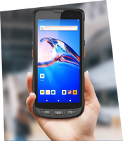Android 10.0 écran 5.5 pouces portable Uhf Rfid PDA BX6000 avec scanner longue portée et lecteur Rfid industriel et WIFI 4G GPS