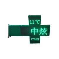 Nueva innovación LED pantalla Panel programa LED farmacia Cruz signo tienda