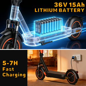 สกู๊ตเตอร์ไฟฟ้า OBX 500W สำหรับผู้ใหญ่ พร้อมส่งจากคลังสินค้าในสหรัฐอเมริกา พับได้ ความเร็ว 33 กม./ชม. เหมาะสำหรับการเดินทางในเมืองและระยะทางสั้น พร้อมระบบควบคุมผ่านแอป - Product Image 3