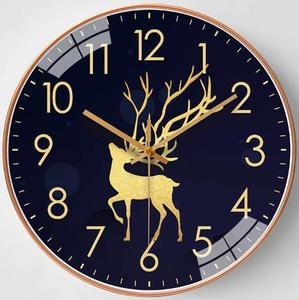 Orologio da Parete Silenzioso di Lusso Leggero Senza Foratura per Soggiorno, Stile Artistico - Product Image 3