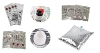 Boîte de remplissage transparente personnalisée pour café, vin et boissons, 1L/1,5L/2L/3L/5L/10L, avec distributeur à valve papillon