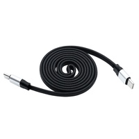Kabel Data Magnetik Anyaman Tipe-C Weike 240W Langsung dari Pabrik, 1m, Dapat Ditarik, untuk // Tablet, Pengisian Cepat