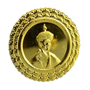 Hot Sale Cast Character Copper Iron Rounds China Art Treasure Gold Memorial Coin Mold Collection