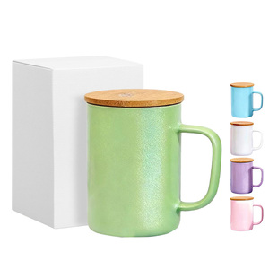 Bicchiere da Birra <span class=keywords><strong>in</strong></span> <span class=keywords><strong>Vetro</strong></span> Colorato da 17oz <span class=keywords><strong>con</strong></span> Glitter e Effetto Shimmer, <span class=keywords><strong>con</strong></span> Manico e <span class=keywords><strong>Coperchio</strong></span> <span class=keywords><strong>in</strong></span> Bambù - Product Image 1