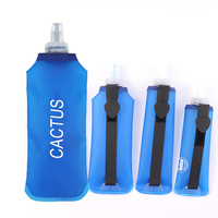 Flasque en TPU souple sans BPA de 150ml 200ml 250 300ml pour vélo de course portable pliable pour le sport