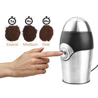 Cafetière électrique 150W avec moulin à café en acier inoxydable, bon prix, USB, pour usage domestique et hôtelier, destinée au marché marocain