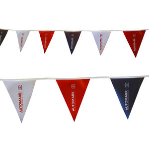 Kustom cetakan promosi Pvc String Pennant bendera iklan pita bendera Bunting - Product Image 6