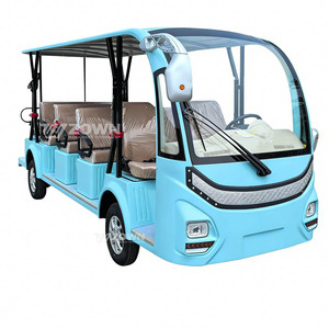 ZOWN Electric Tour Shuttle Bus Comfortable Sightseeing Car for Hotel Airport Seven <b>Rows</b> 20 Seats 2-Year Warranty - Product Image 2
