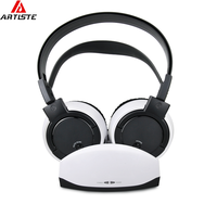 Casque TV sans fil 2,4 GHz, circum-auriculaire, avec bandeau, Hi-Fi, rechargeable