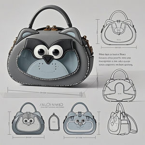 Bolso de mano transparente de PVC ITA de forma personalizada Bolso de compras transparente de diseño único para la colección de pines - Product Image 3