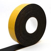 Bande d'étanchéité en caoutchouc auto-adhésive Sbr Mousse d'isolation en caoutchouc Epdm en silicone pour conduits et systèmes de réfrigération