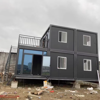 Maison de conteneur commerciale mobile détachable contemporaine de 20 pieds Bureau à domicile préfabriqué