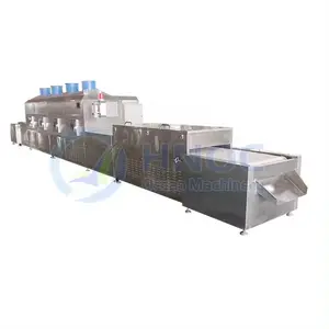 China Automatic Mesh Belt Continuous Tunnel Industrial Microwave Dryer Food Drying Machine