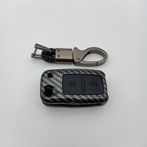 ABS Carbon Silicone Bìa Cho Volkswagen Golf Passat Polo MK4 Bora Altea Alhambra Touran Sharan Xe Trường Hợp <span class=keywords><strong>Key</strong></span> <span class=keywords><strong>2</strong></span> Nút vỏ <span class=keywords><strong>Key</strong></span> - Product Image 5