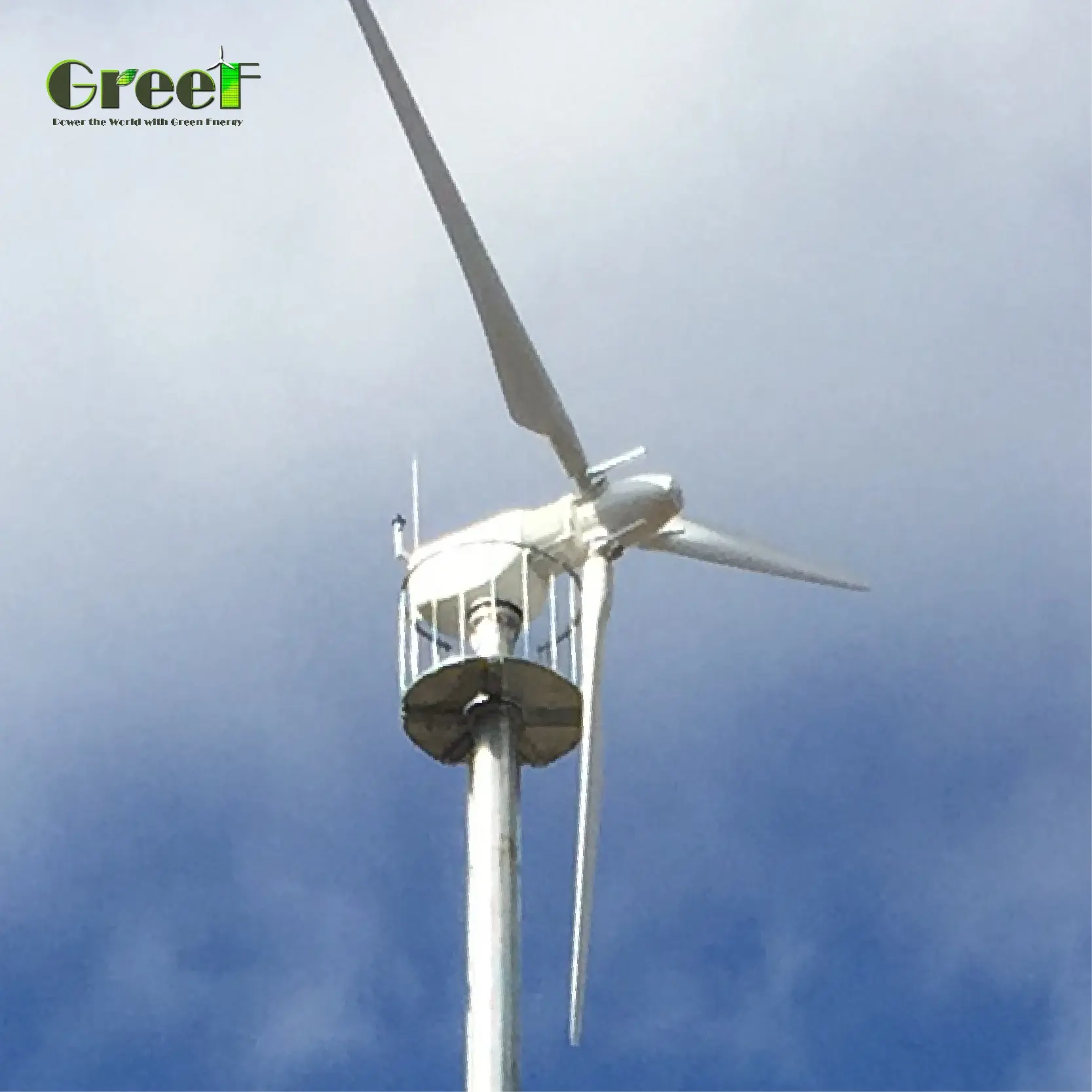 5 किलोवाट पवन टरबाइन 10 किलोवाट पवन ऊर्जा उत्पादन स्वच्छ ऊर्जा मूक सुरक्षित जनरेटर स्मार्ट ट्रैकिंग सिस्टम नियंत्रण वाईफाई ऑफ ग्रिड