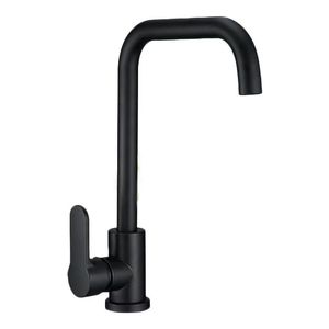 <span class=keywords><strong>Robinet</strong></span> de <span class=keywords><strong>cuisine</strong></span> <span class=keywords><strong>noir</strong></span> moderne à sept fonctions, rotation à 360 degrés, avec cartouche céramique, eau froide et chaude, anti-éclaboussures pour le lavage des légumes - Product Image 1