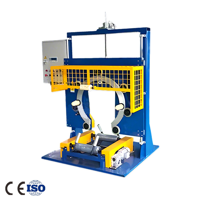 Adjustable Speed Automatic Packing Machine Vertical Ring Wrapping Machine for Profile and Roll Material