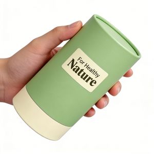 Custom Kraft <b>Paper</b> Tube for Cosmetics Essential Oil Perfume Packaging Cardboard Cylinder Perfume <b>Leaf</b> Containers with Lids - Product Image 4