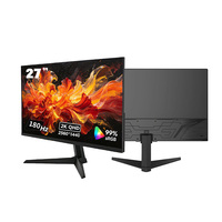 Moniteur PC de jeu 27 pouces, résolution 2K 2560*1440, 1 ms, 180 Hz, dalle IPS, écran d'ordinateur, prend en charge le montage mural