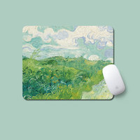 Tapis de souris personnalisé en caoutchouc blanc avec logo imprimé sur mesure, sublimation pour le bureau et la maison