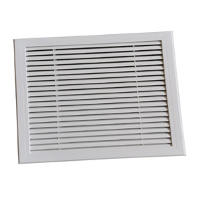 Rectangular ABS Plastic Air <b>Vent</b> Grille 1/2 In Bar Spacing <b>Ceiling</b> Installation Durable Minimalist Design - Product Image 1