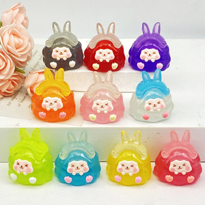 Sombrero de uso luminoso <span class=keywords><strong>KIKI</strong></span> Tuanzi Diy accesorios de resina Tide Play resina mixta de resina para Decoración - Product Image 1