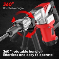 Marteau perforateur rotatif 220v 2100W, marteau électrique, 3900 tr/min