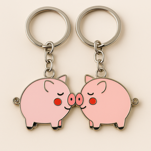 Llavero Magnético Personalizado al por Mayor, de Acero Inoxidable, con Diseño de Pareja de <span class=keywords><strong>Monos</strong></span> Besándose, para Regalo - Product Image 2