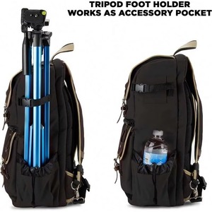 Mochila de fotografía con espacio para cámara y portátil de 15.6 pulgadas, almacenamiento para accesorios y soporte para trípode (muestra gratuita) - Product Image 5