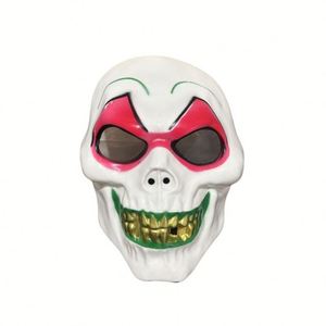 Máscara de Halloween barata para cosplay de fantasma con grandes dientes dorados y cara sonriente, divertida y peculiar para fiestas. - Product Image 5