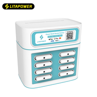 Station de recharge et de location de batteries externes à 8 emplacements avec paiement local pour le chargement de téléphones et les entreprises de location de batteries externes
