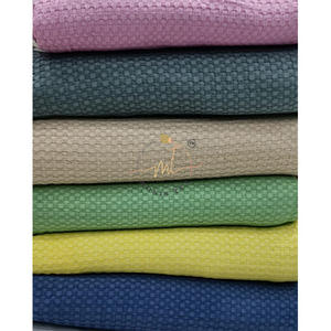 Manta de algodón tipo waffle de primera calidad, suave y acogedora para bebés y adultos, diseño sólido, portátil, ligera, para el hogar. - Product Image 6