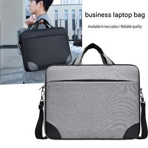 Unisex Oxford Zipper Softback Shoulder Straps Portable Lightweight Canvas Lining Business Services Sleeve Women's Laptop <b>Bag</b>. - Product Image 4